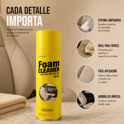 2 x 1 FoamClean Pro™ – Espuma de Limpieza Profunda