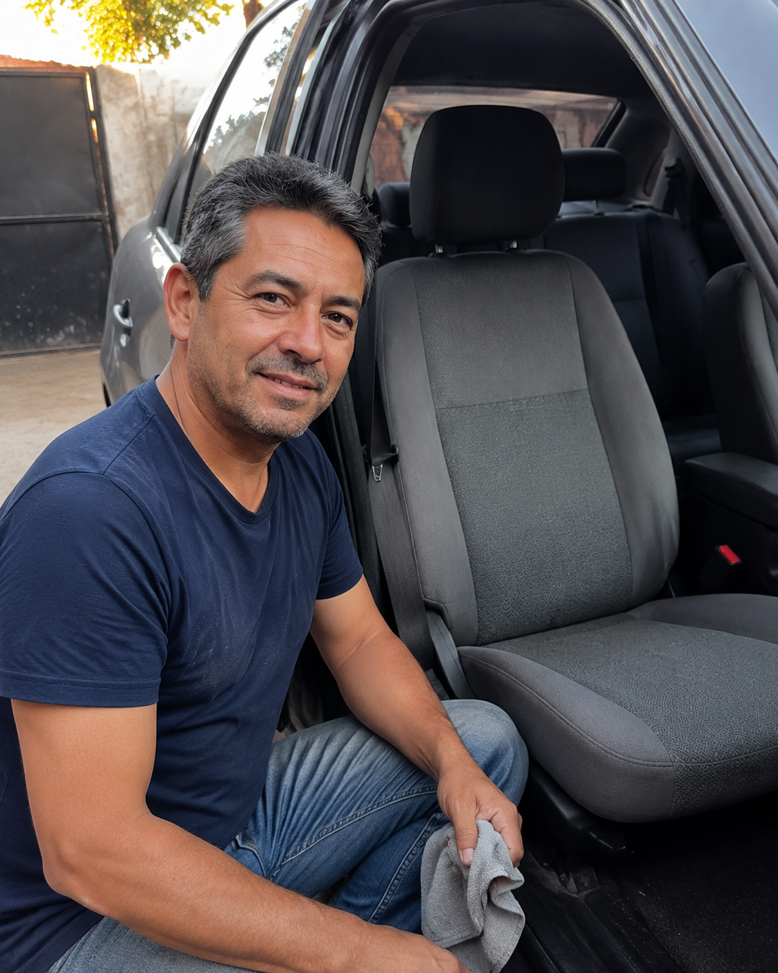 “Lo usé en el asiento de tela de mi auto y fue muy simple: rocié, esperé un momento y retiré con un paño limpio.” <strong>Ignacia Paredes</strong>
