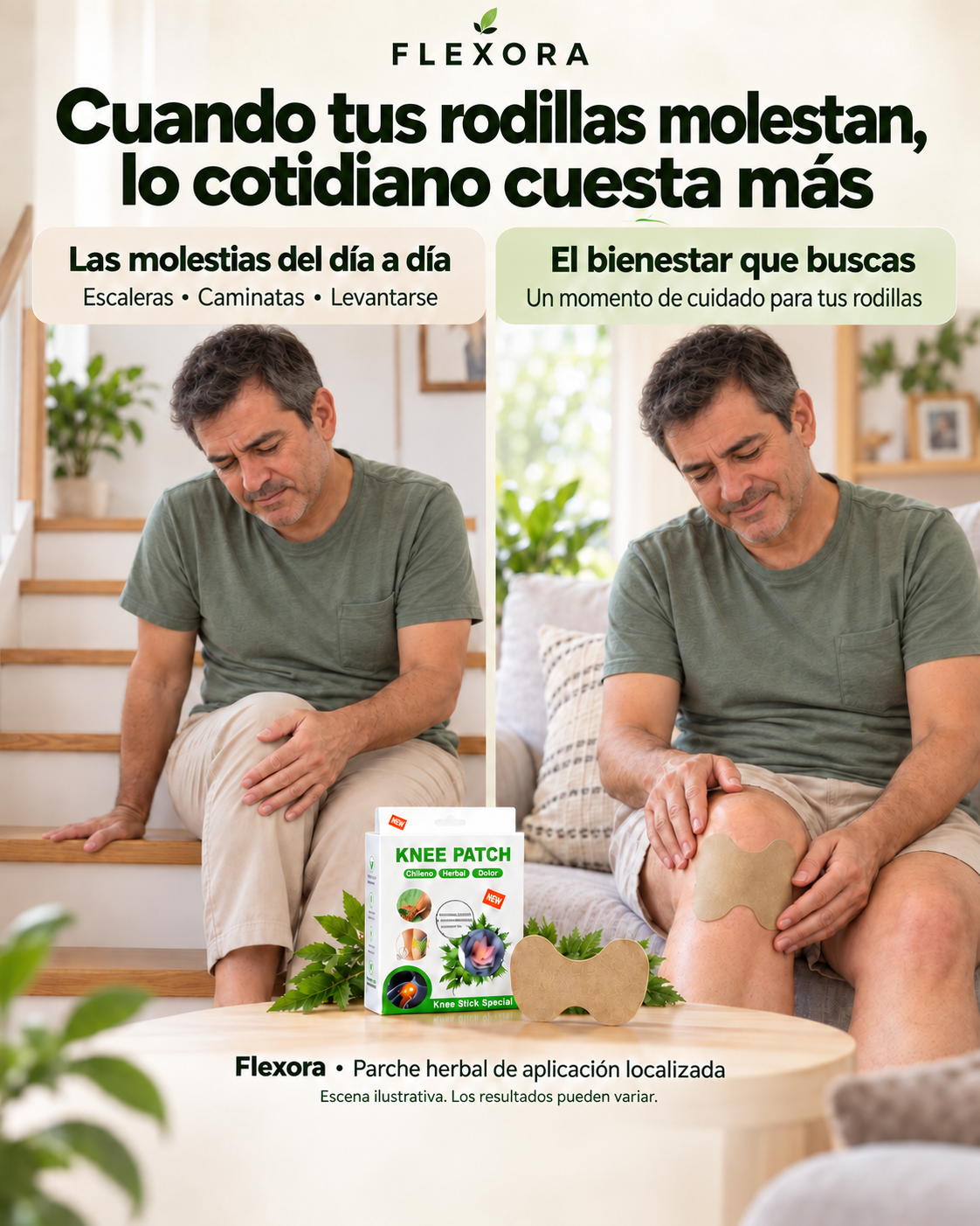 Flexora™ | Parches herbales para el cuidado de tus articulaciones